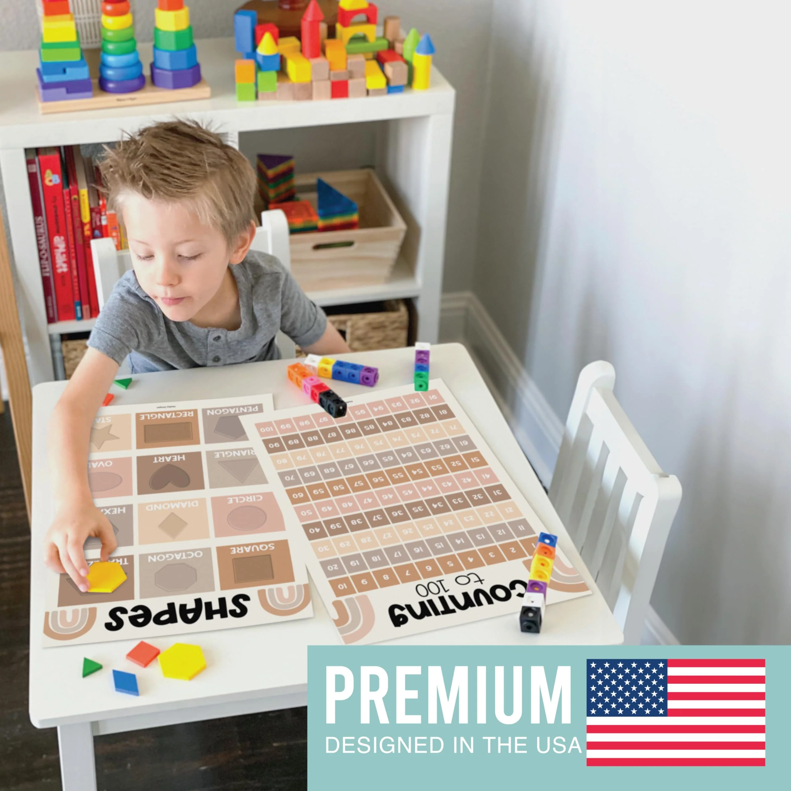Preschool Head Start Kit, Muted 16 Poster Pack - Image 7