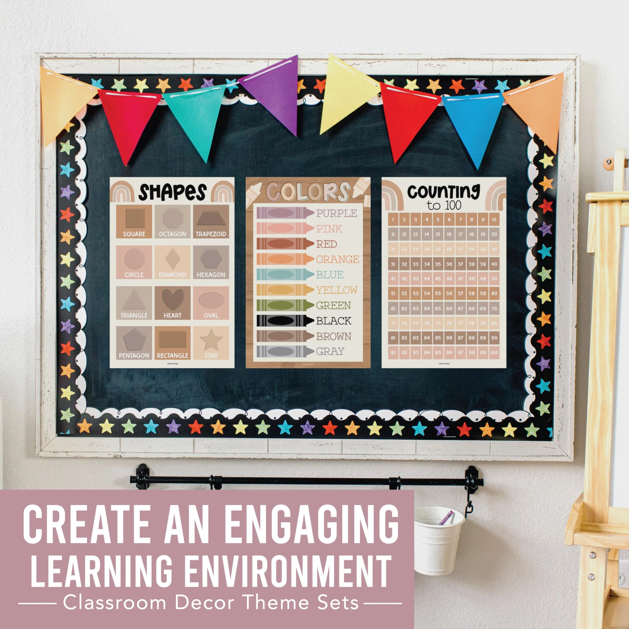 Preschool Head Start Kit, Muted 16 Poster Pack - Image 8