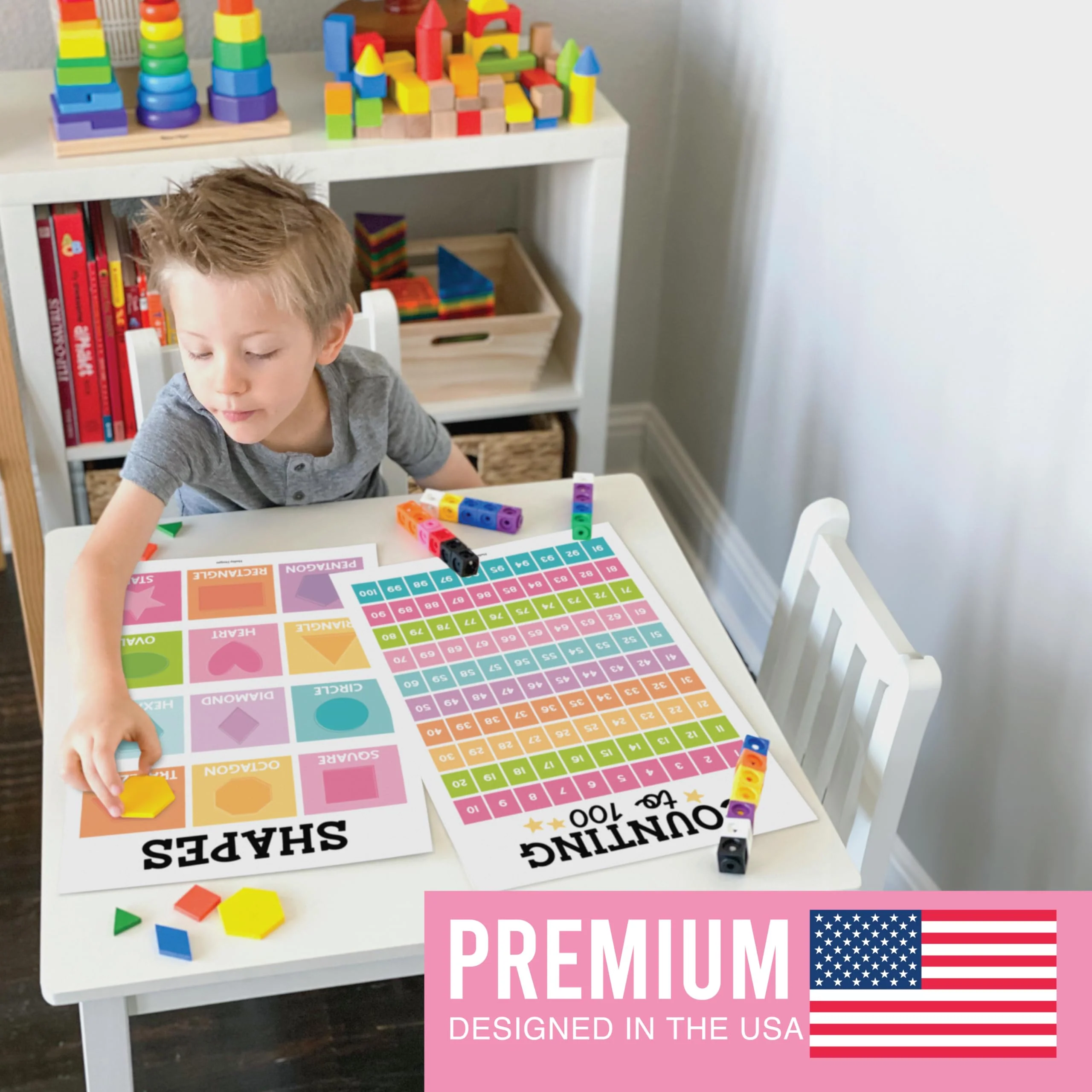 Preschool Head Start Kit, Colorful Pastel 16 Poster Pack - Image 7