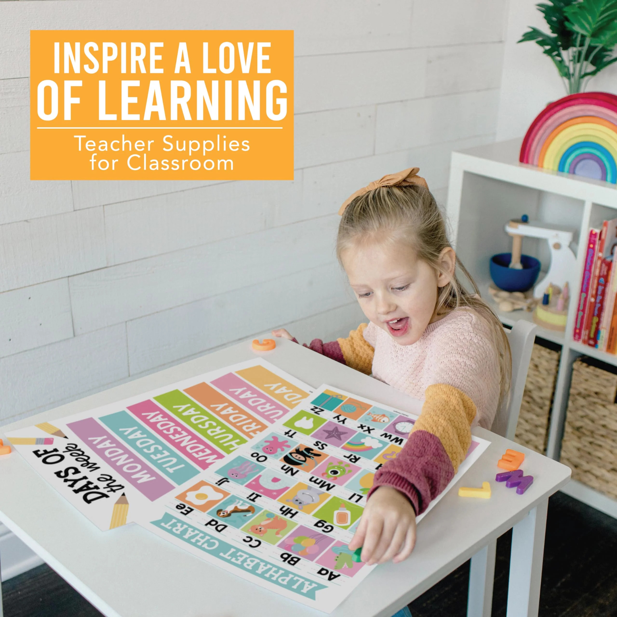 Preschool Head Start Kit, Colorful Pastel 16 Poster Pack - Image 9