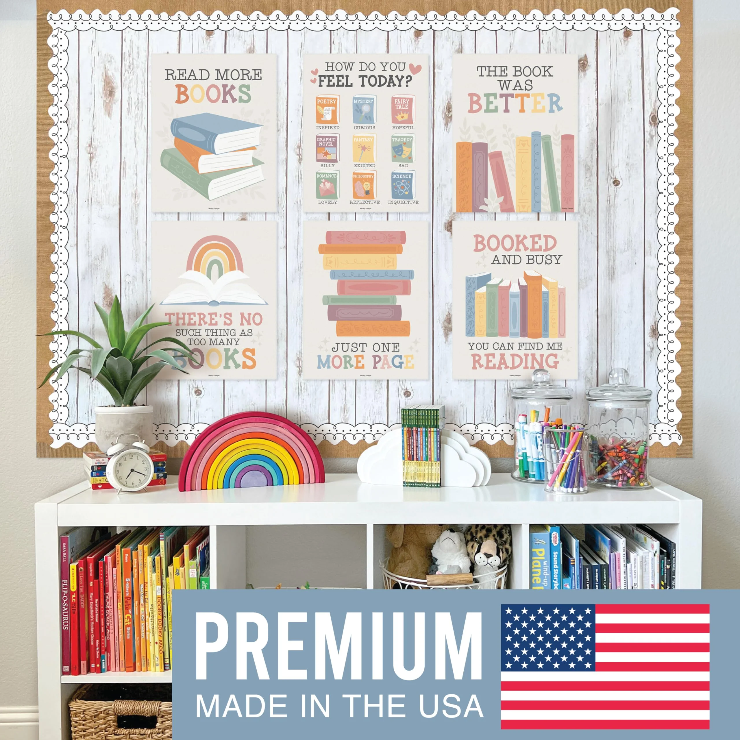 Reading Habit Builder Kit: Boho 6 Poster Pack - Image 3