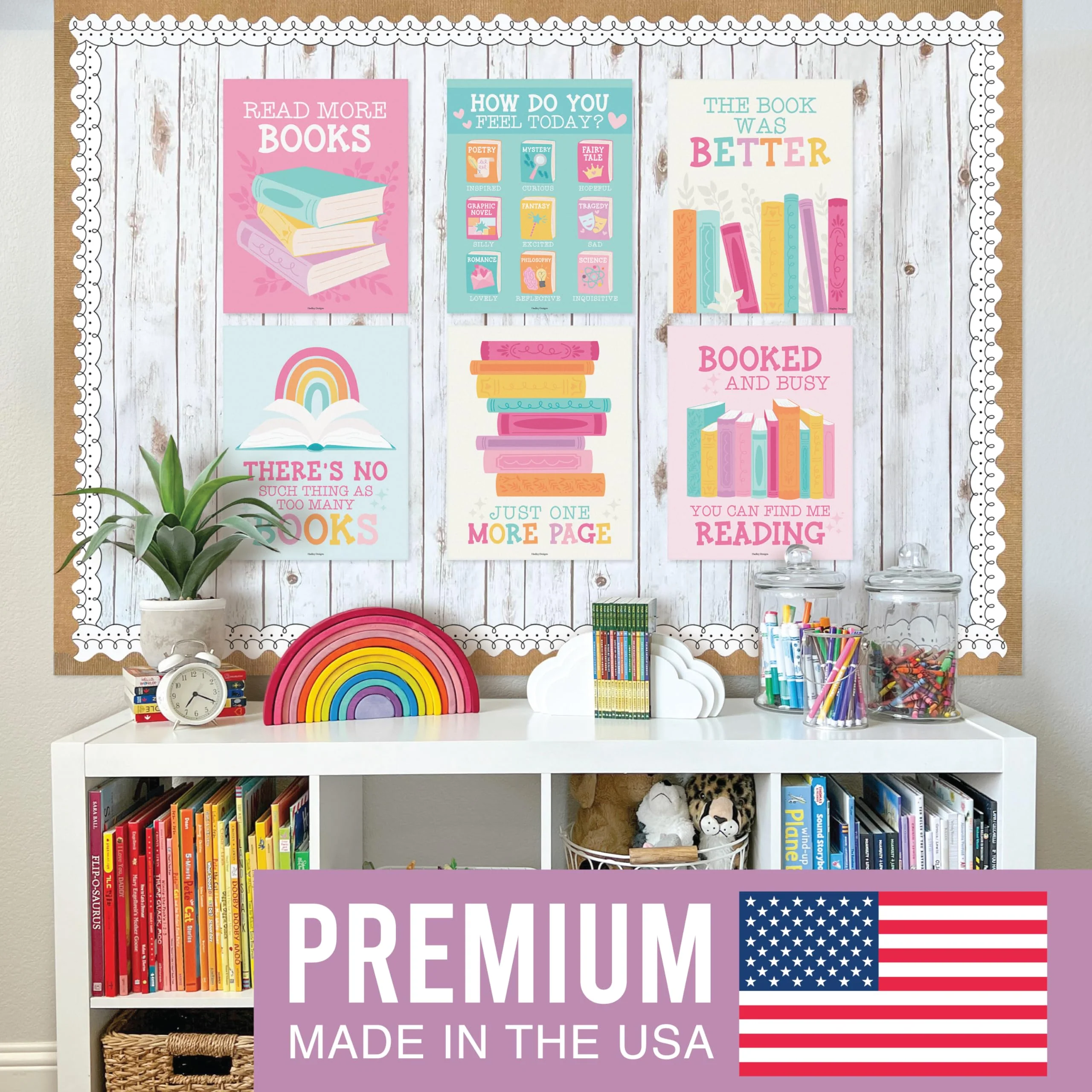 Reading Habit Builder Kit: Boho 6 Poster Pack - Image 3