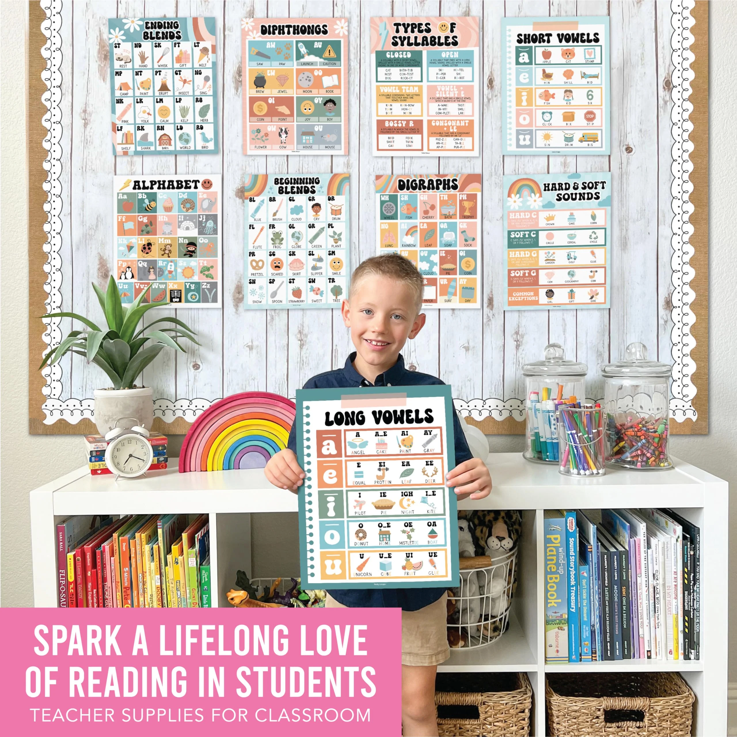 Phonics Foundations Kit: Retro 9 Poster Pack - Image 8