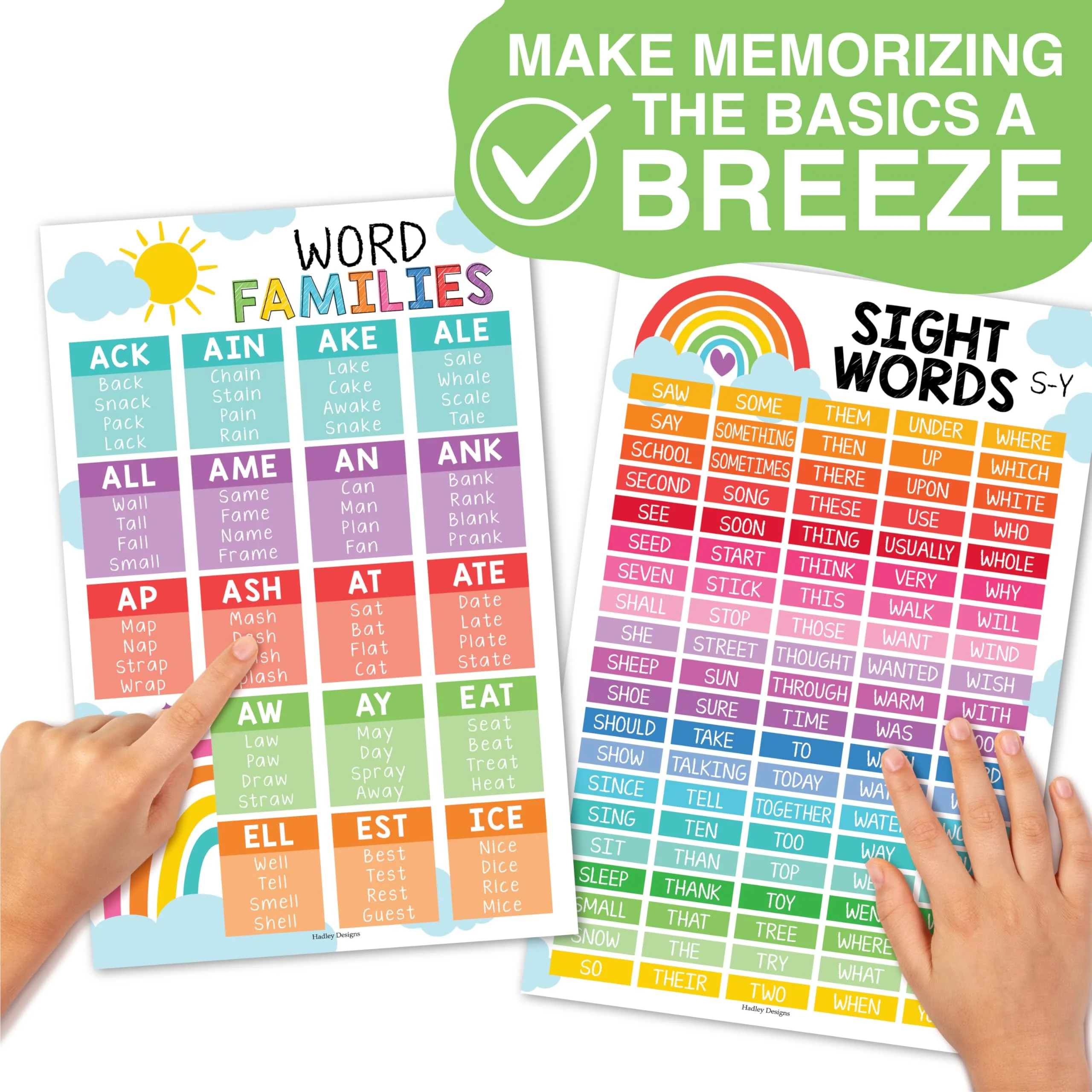 Sight Words Reading Kit | 9 Poster Pack - Image 10