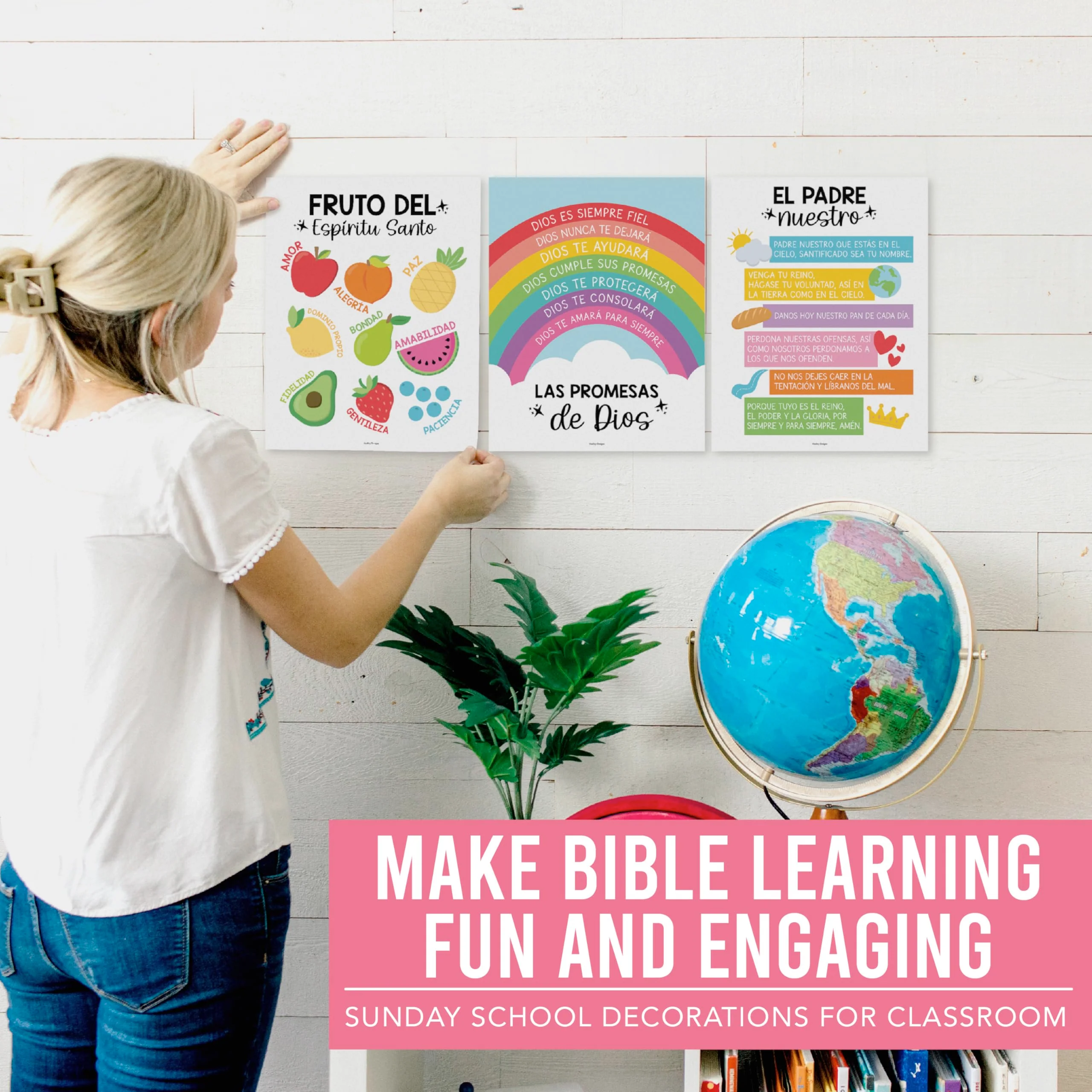 Colorful Spanish Bible Posters - Image 3