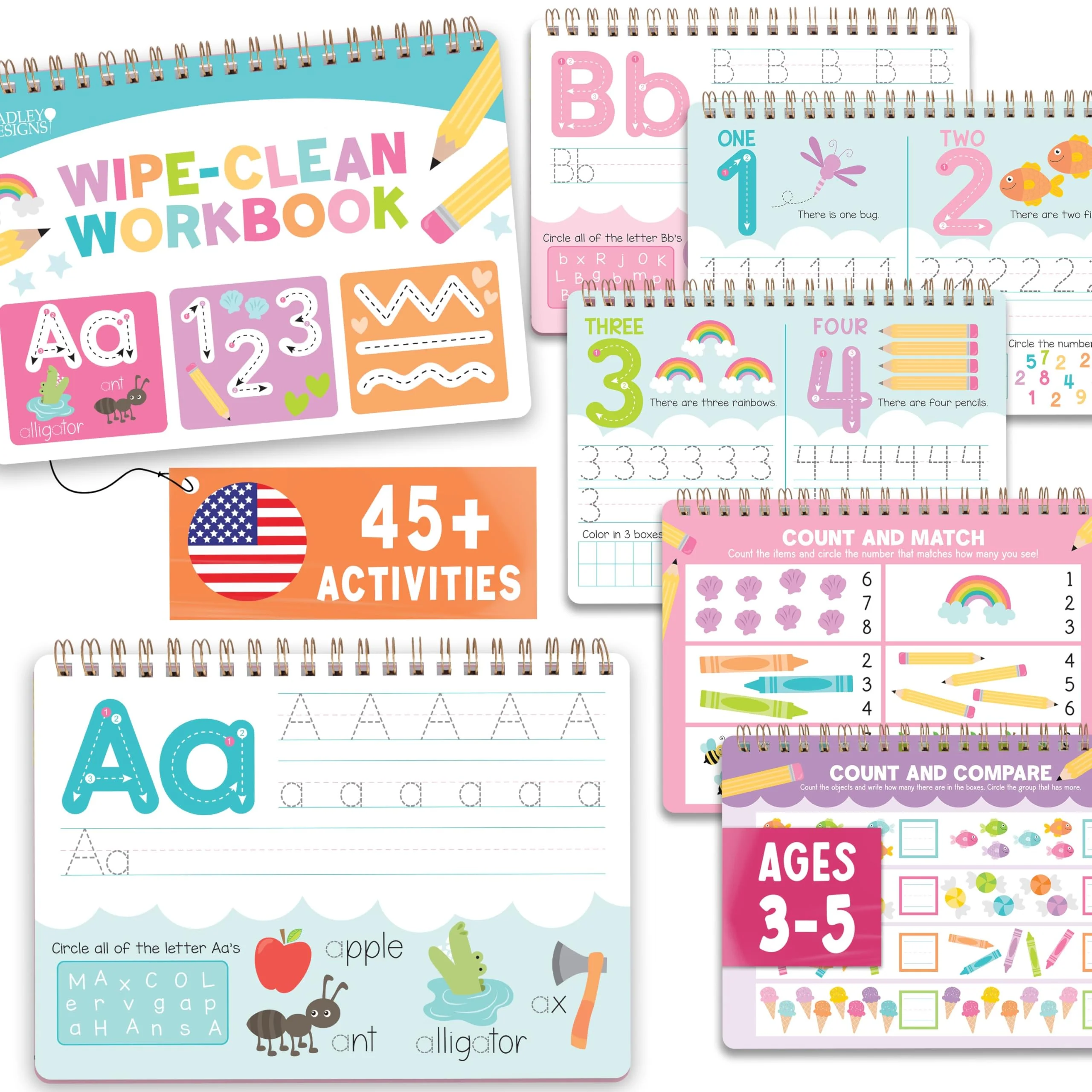 Ultimate Preschool Learning Kit | Kindergarten Ready Set | Toddler Educational Toys Gift 3-5 Year Old - Image 4