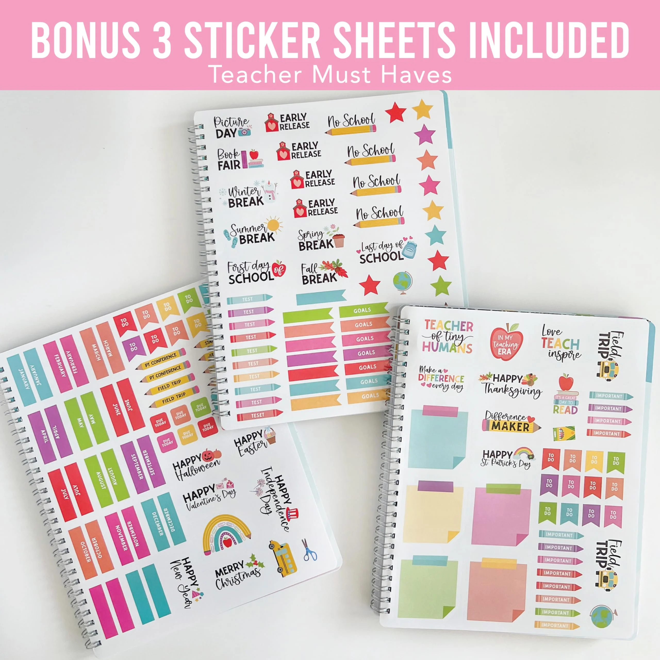 Retro Undated Teacher Planner - Image 9